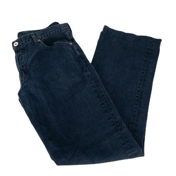 Lucky Brand Easy Rider Straight Leg Jeans Black Size 8/29 - Picture 1 of 9